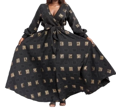 Golden First Lady Dress