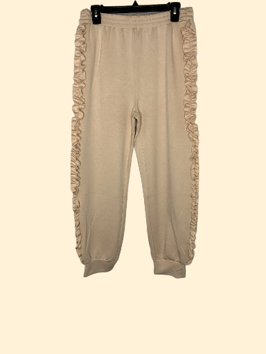 Almond ruffle sweatpants