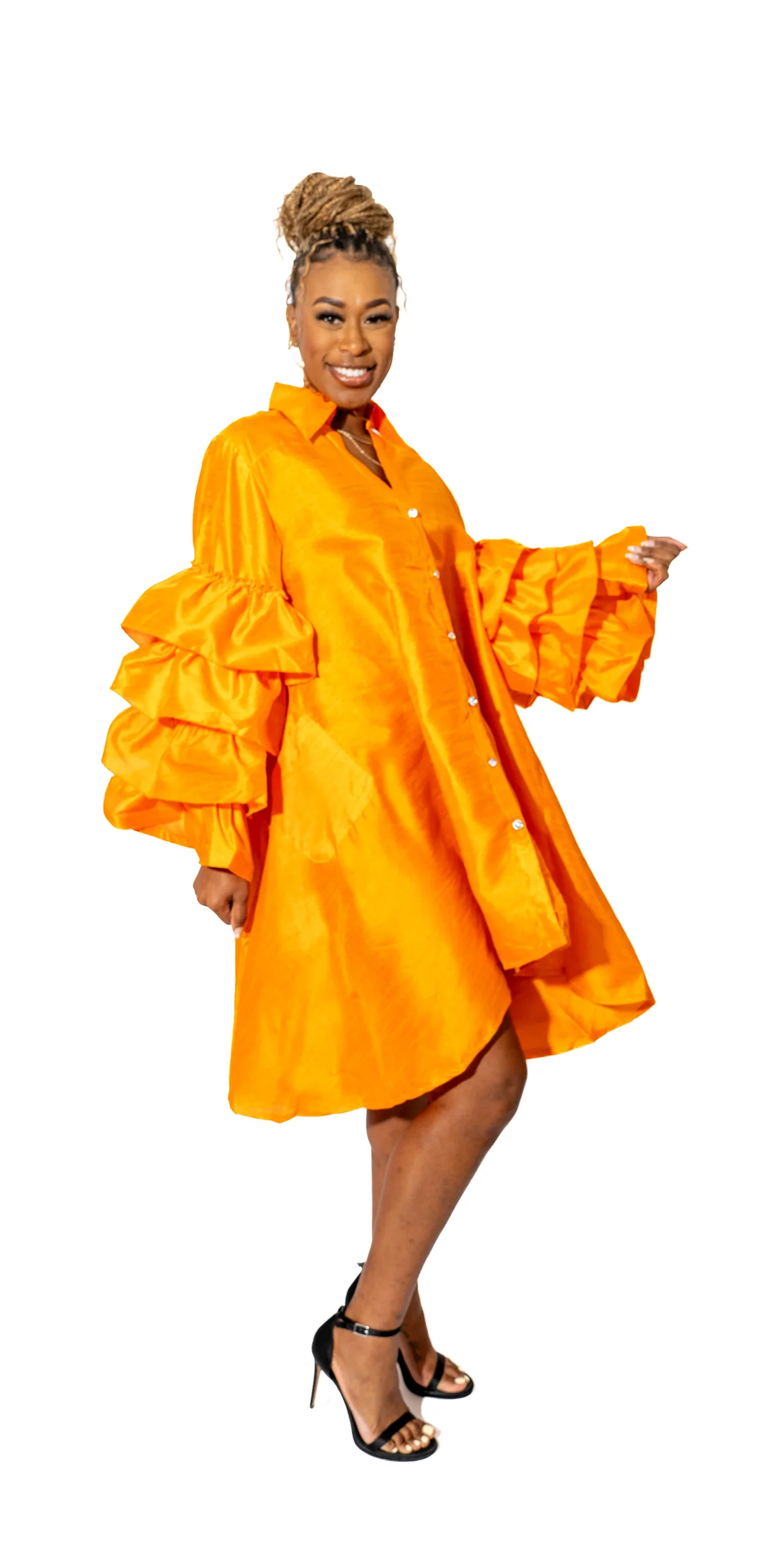 Grice & Grace Asymmetric Shirt Dress