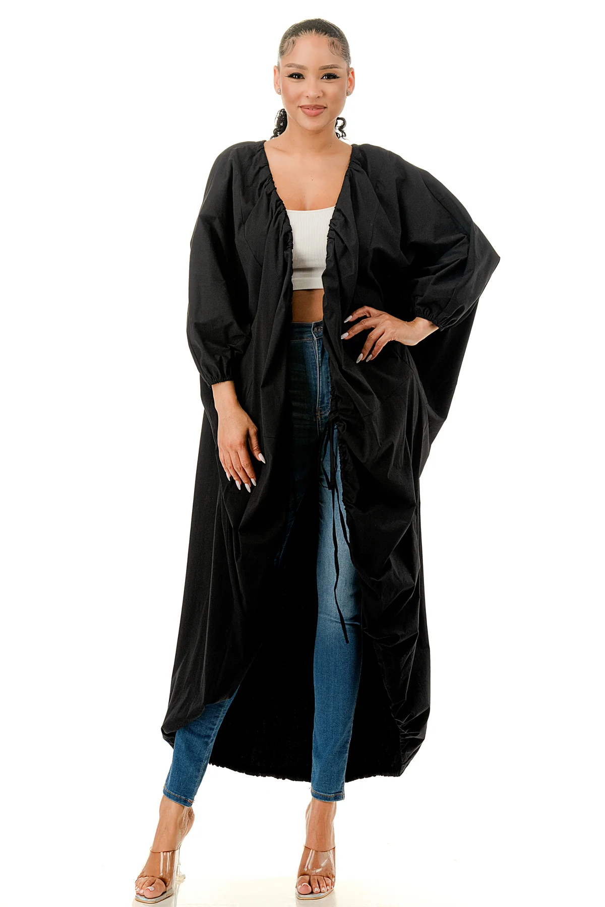 Jahira Open Front Abaya