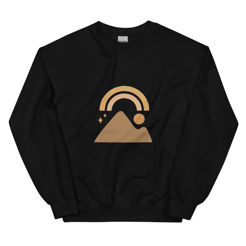 Mountain and Rainbow Sweatshirt