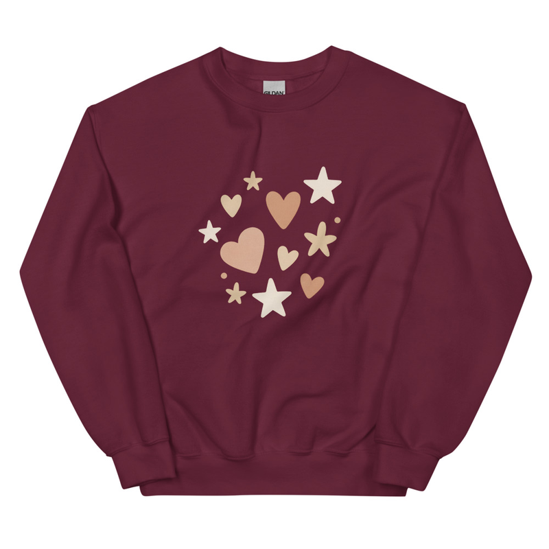 Stars and Hearts Sweatshirt