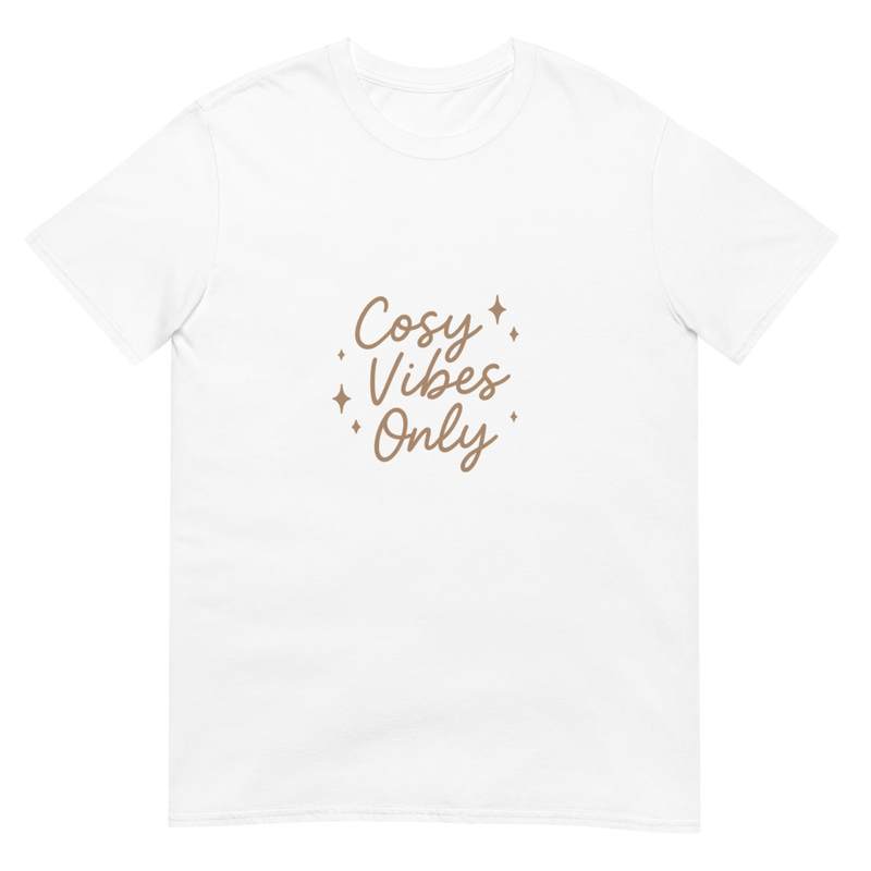 Cosy Vibes Only Charcoal Tee Shirt