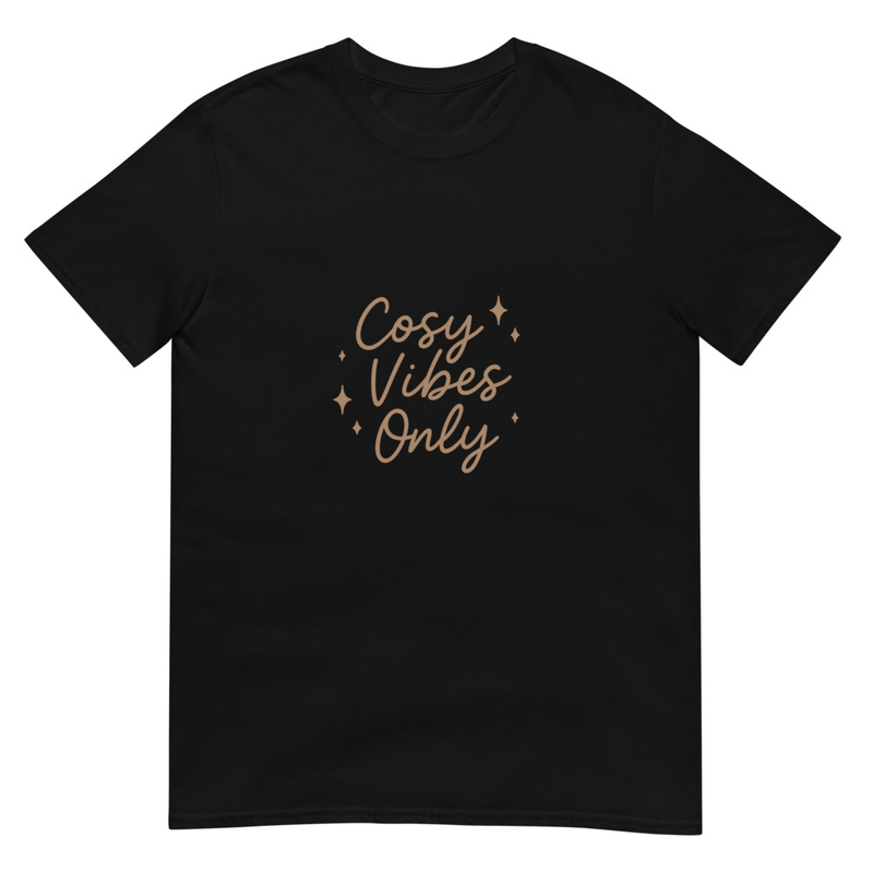 Cosy Vibes Only Charcoal Tee Shirt