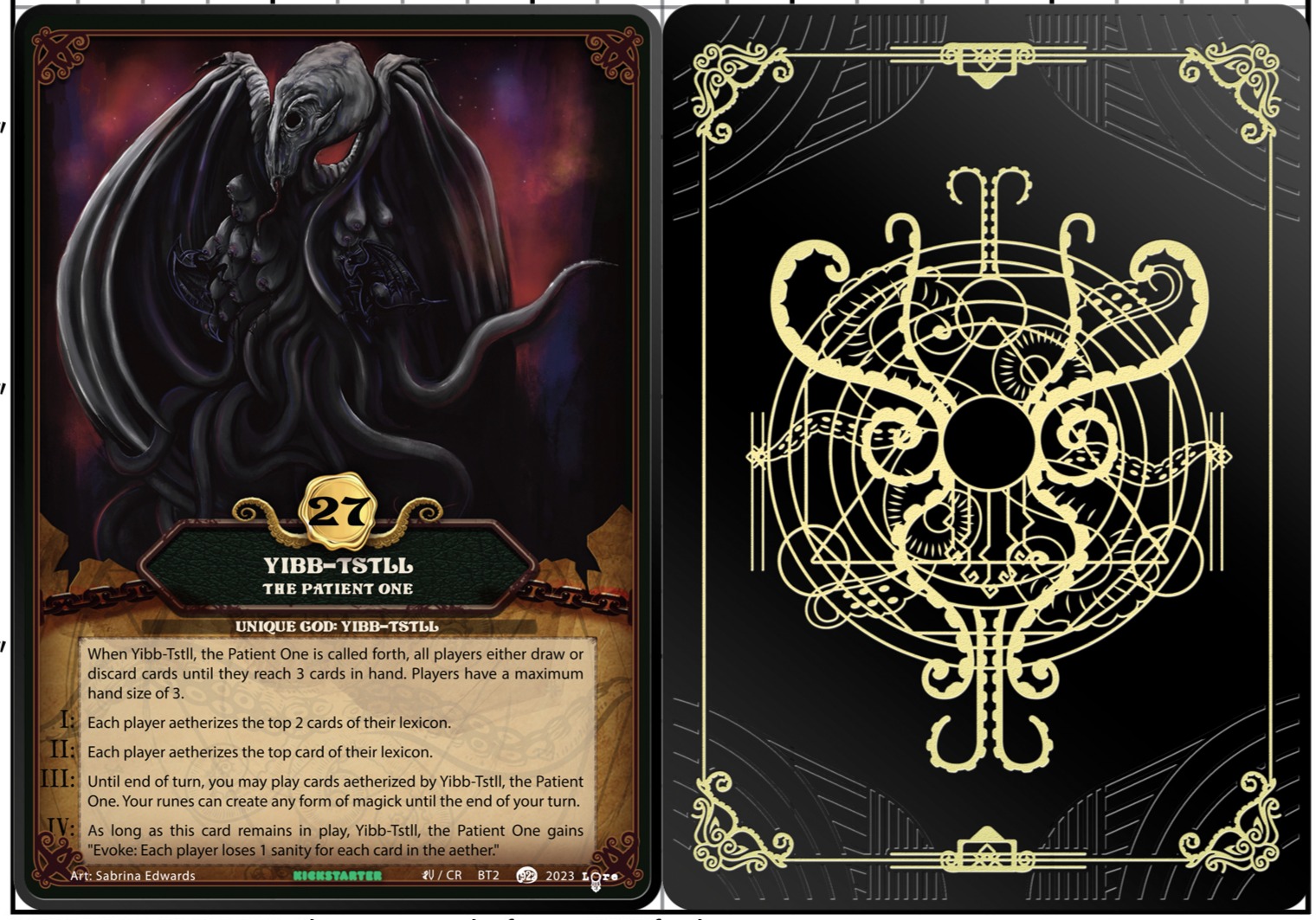 Kickstarter Promo Metal God Cards