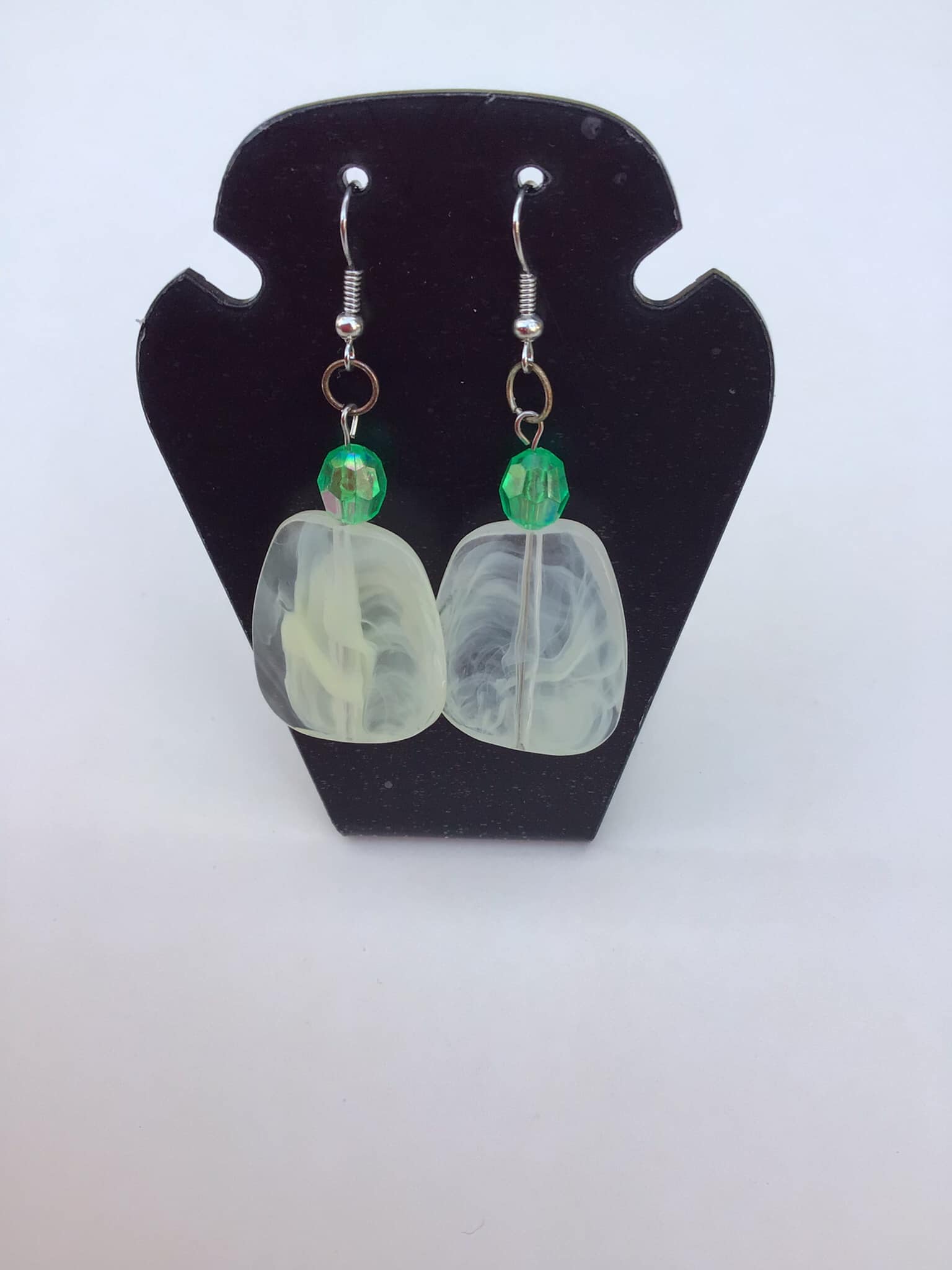 Handcrafted Resin Drop Earrings