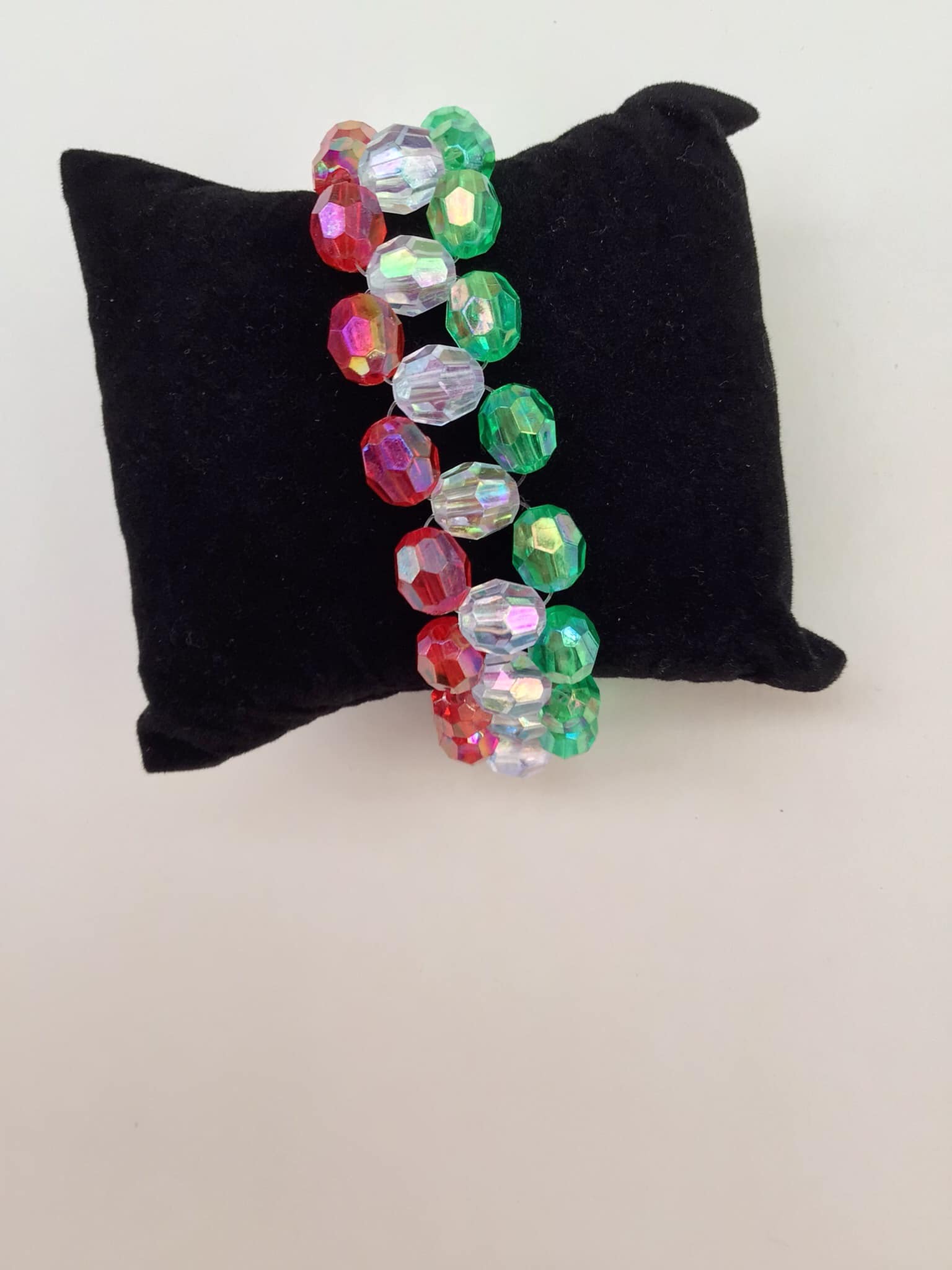 Multicolor Crystal Bead Bracelet