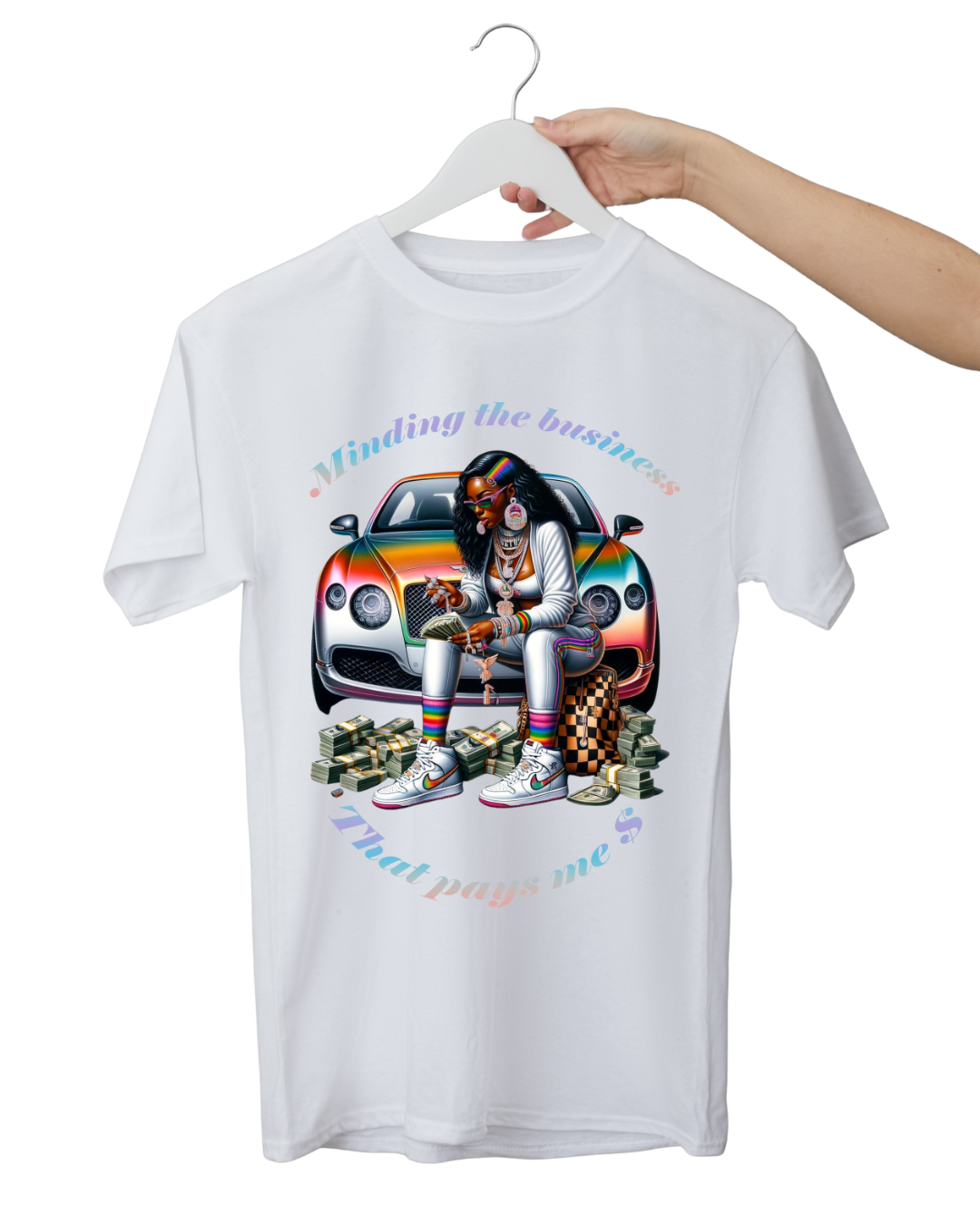 Graphic Tee 'Minding the Business'