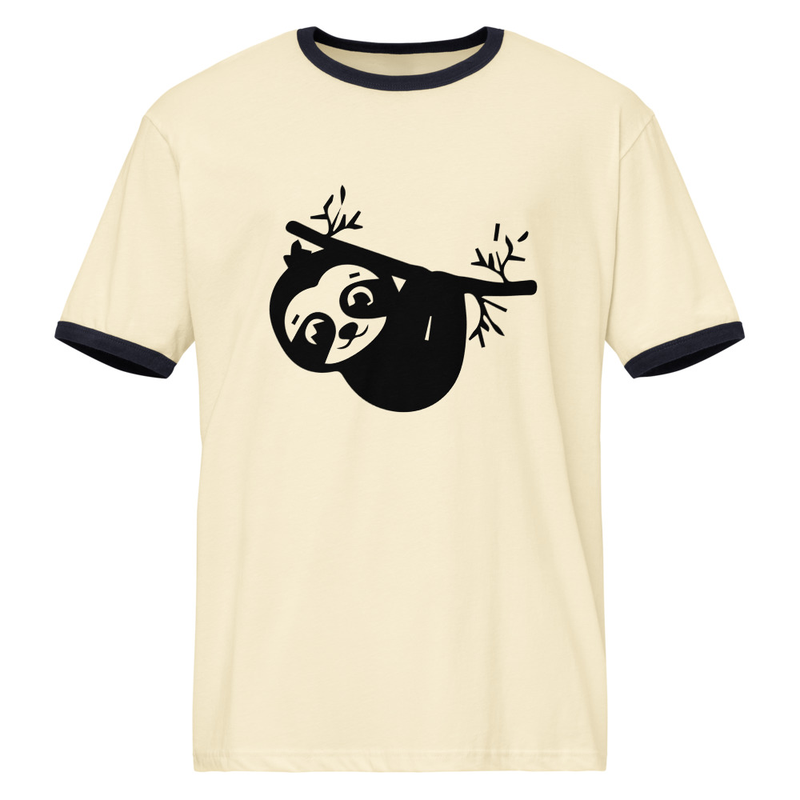 Sloth Mode: Activated / Unisex ringer t-shirt