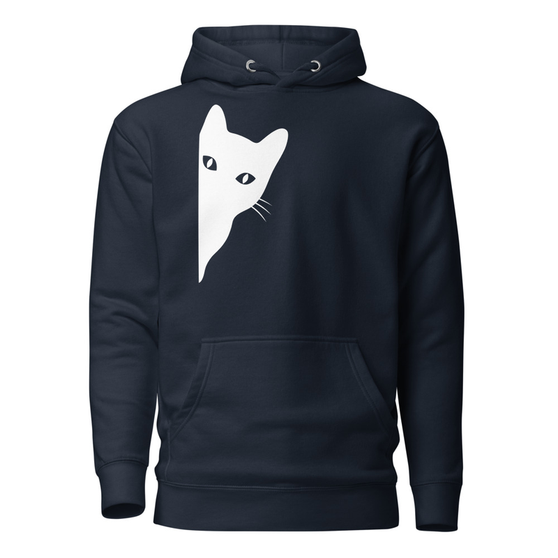 Unisex Cozy Cat Charm Coat Hoodie