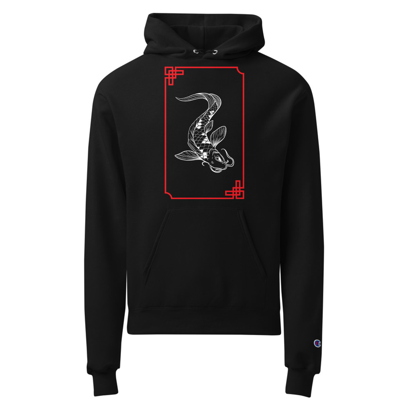 Rising Koi Hoodie – Japanese Style / Unisex Champion