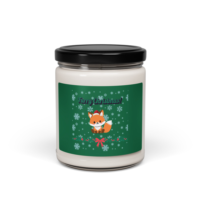 Furry Christmas! soy candle