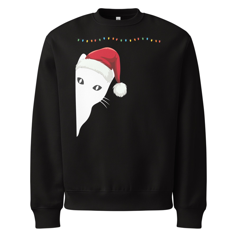 Cozy Cat Christmas Oversized sweatshirt