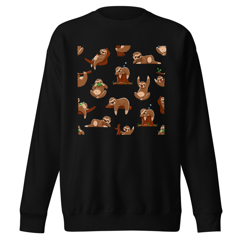 Chill Mode Sloth Unisex Premium Sweatshirt