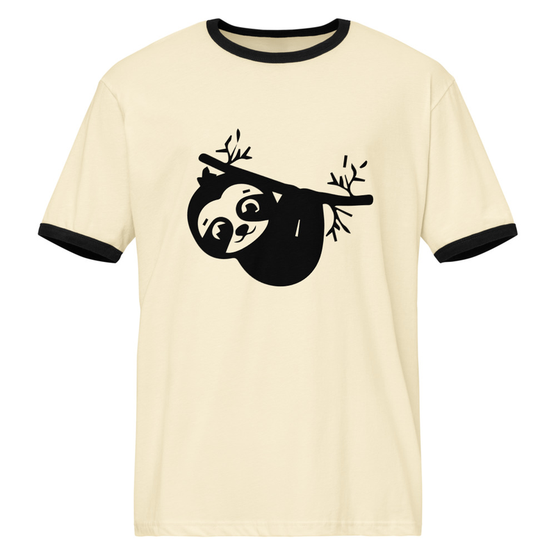 Sloth Mode: Activated / Unisex ringer t-shirt