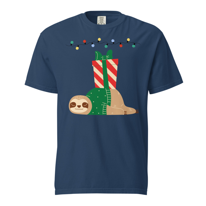 Unisex "Have a Slothy Christmas" t-shirt