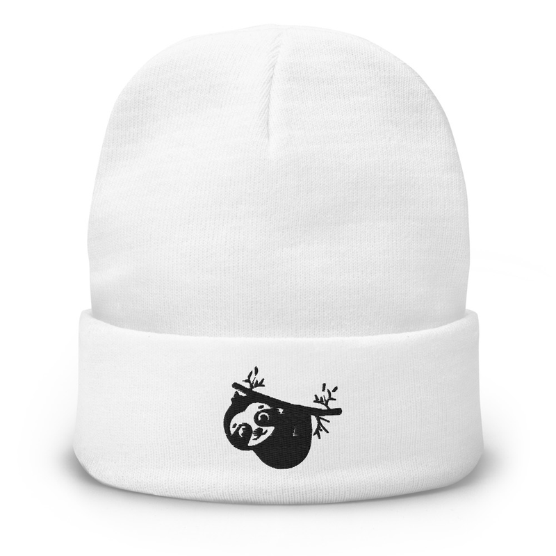 Sloth Vibes Only Beanie