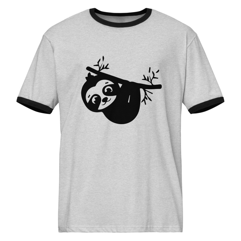 Sloth Mode: Activated / Unisex ringer t-shirt