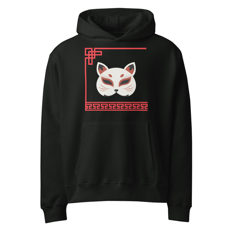 Mystic Feline / Oversized heavyweight hoodie