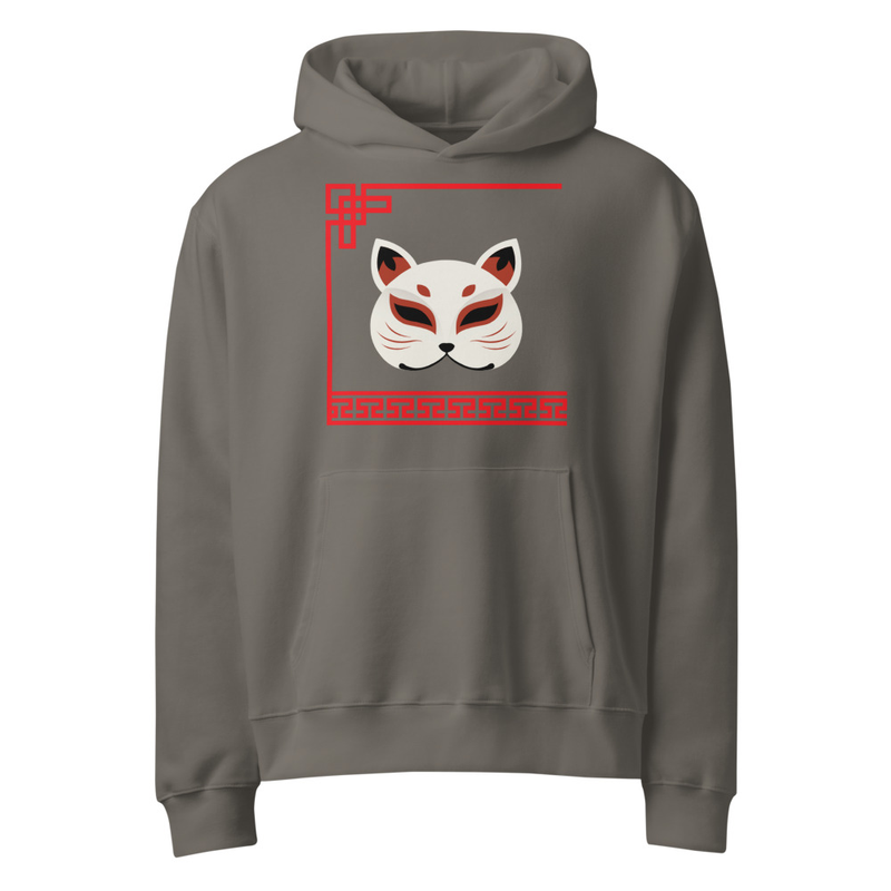Mystic Feline / Oversized heavyweight hoodie