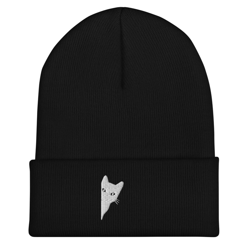 Cat Cuffed Beanie