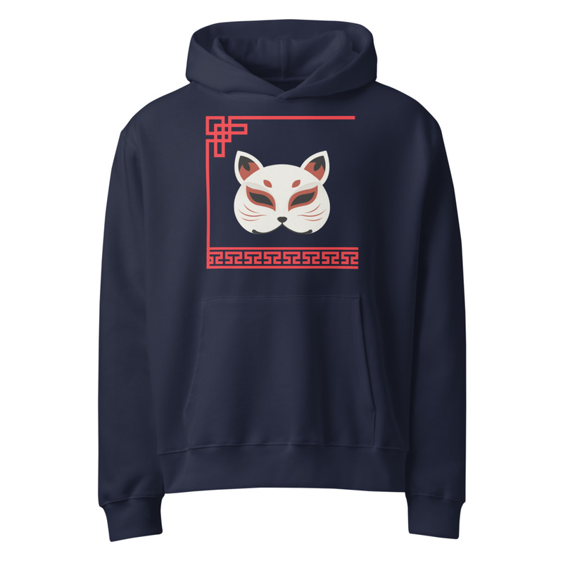 Mystic Feline / Oversized heavyweight hoodie