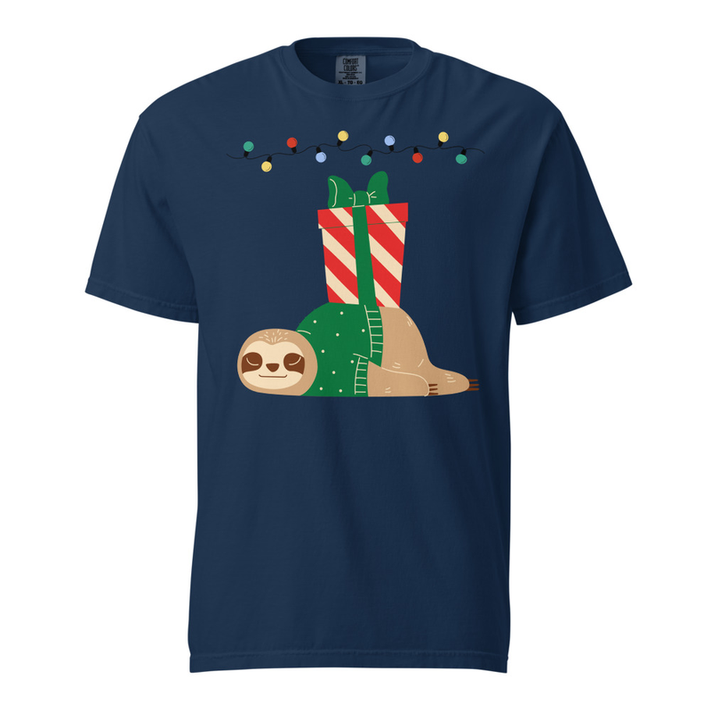 Unisex "Have a Slothy Christmas" t-shirt
