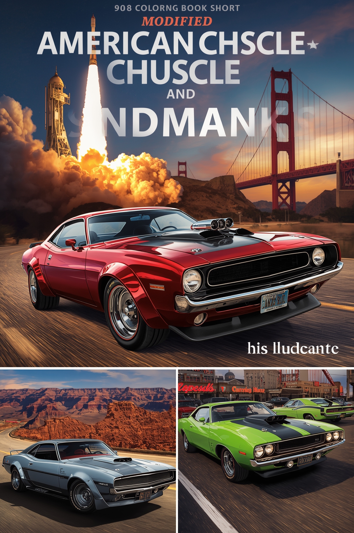 Exclusive Download: American Muscle & Landmarks Coloring Book + Frame-Ready Wall Art