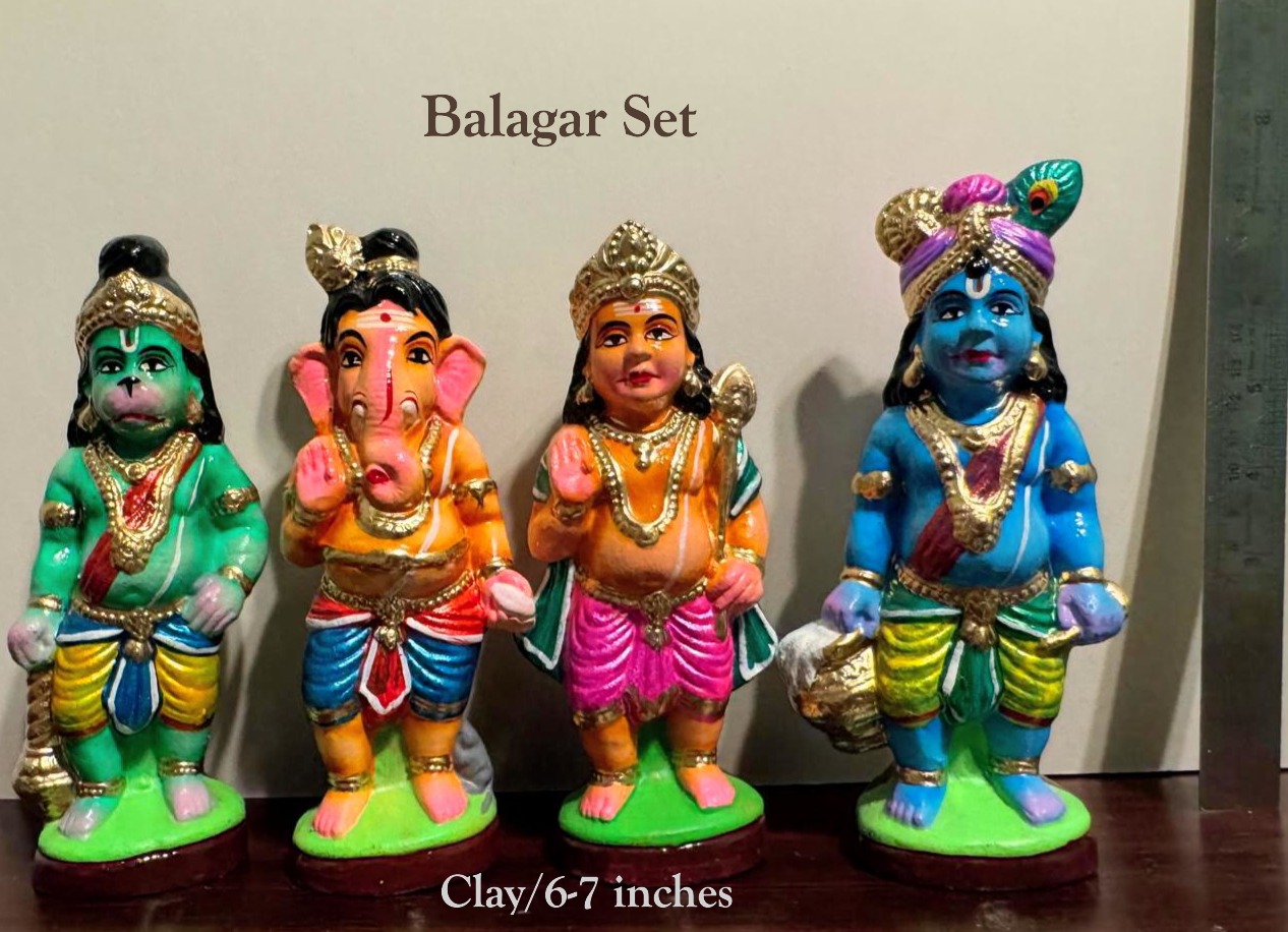 Balagar Clay Figurine Set