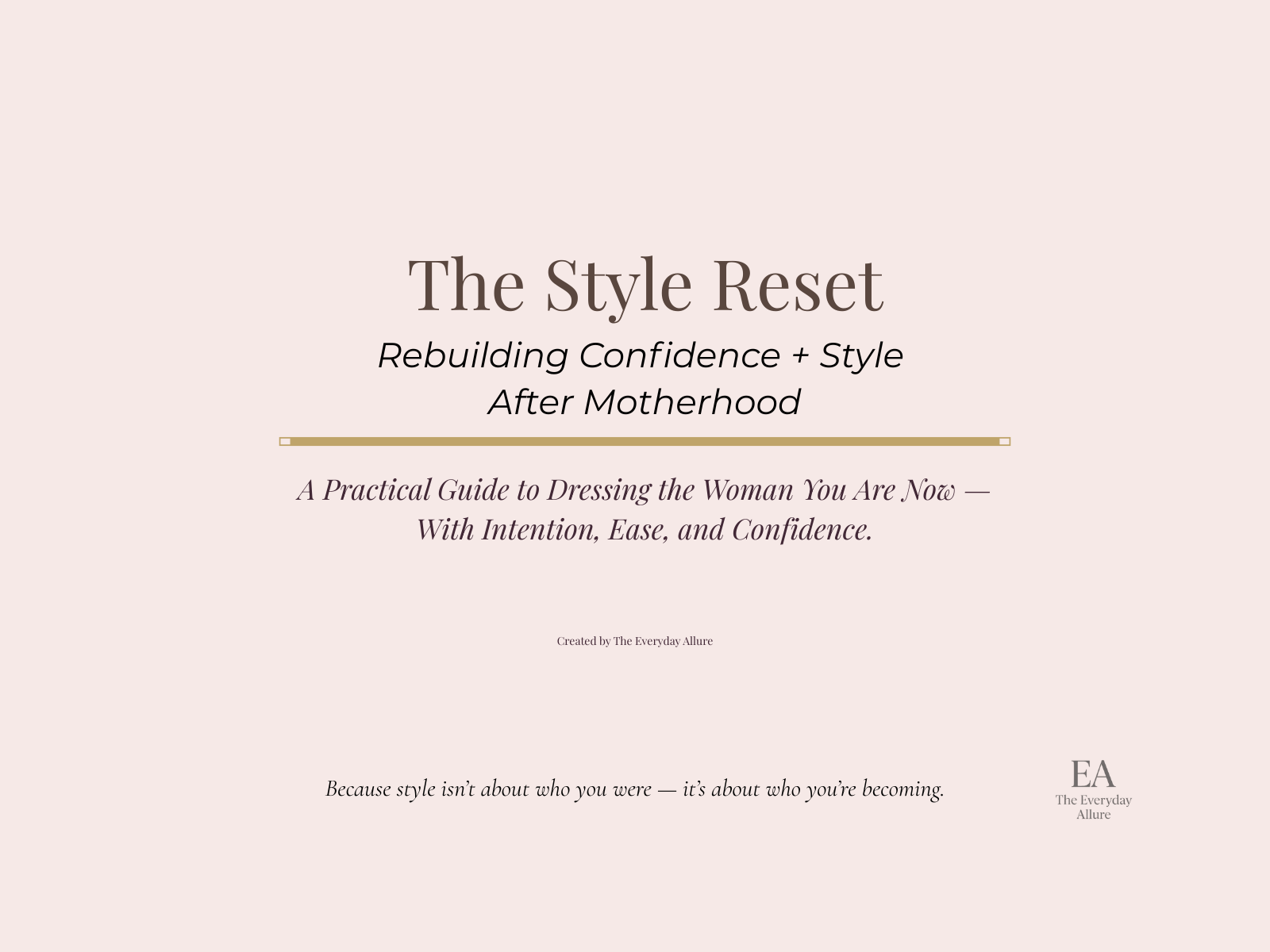 The Style Reset