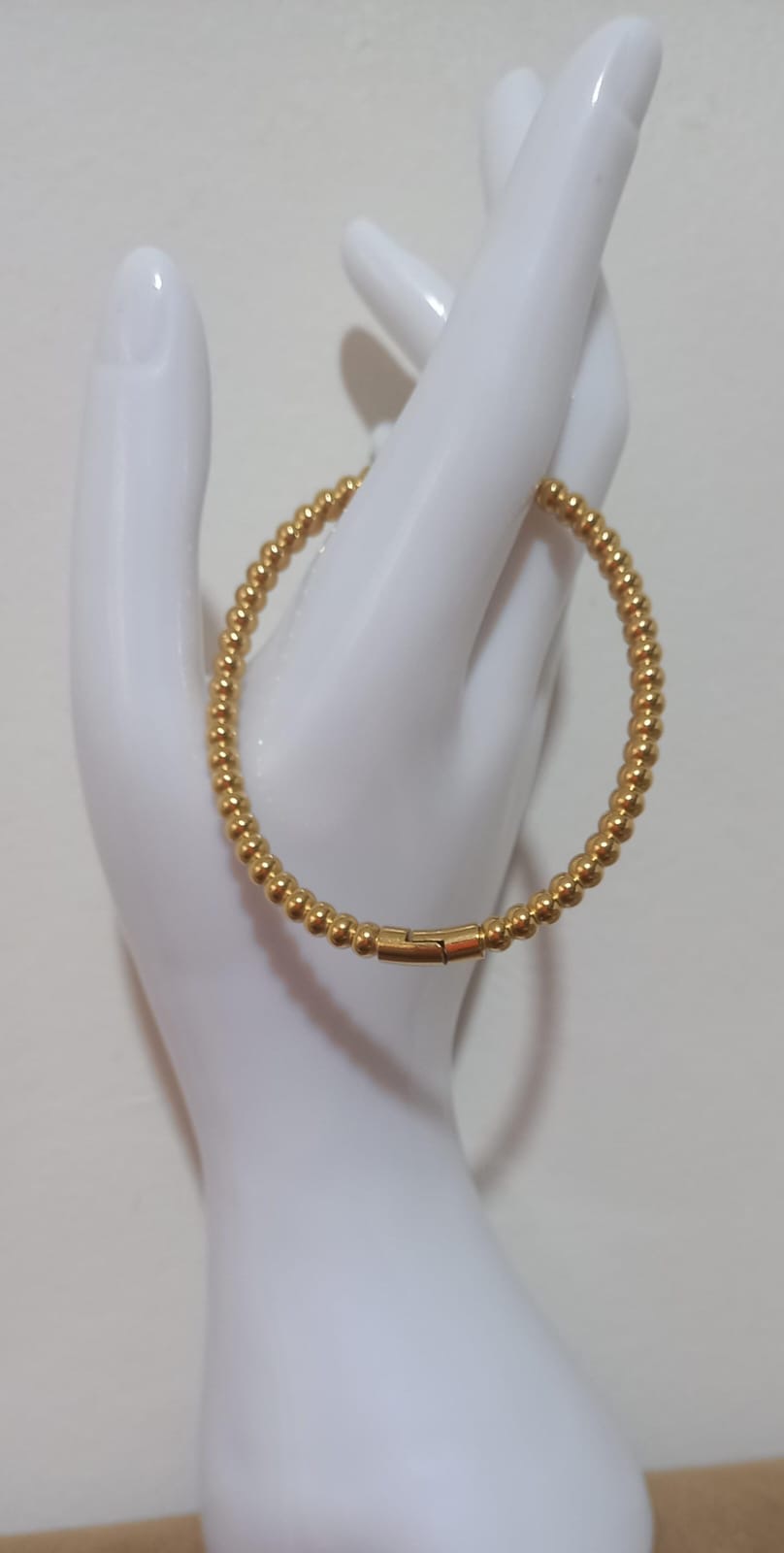 Brazalete Esferas Dorado