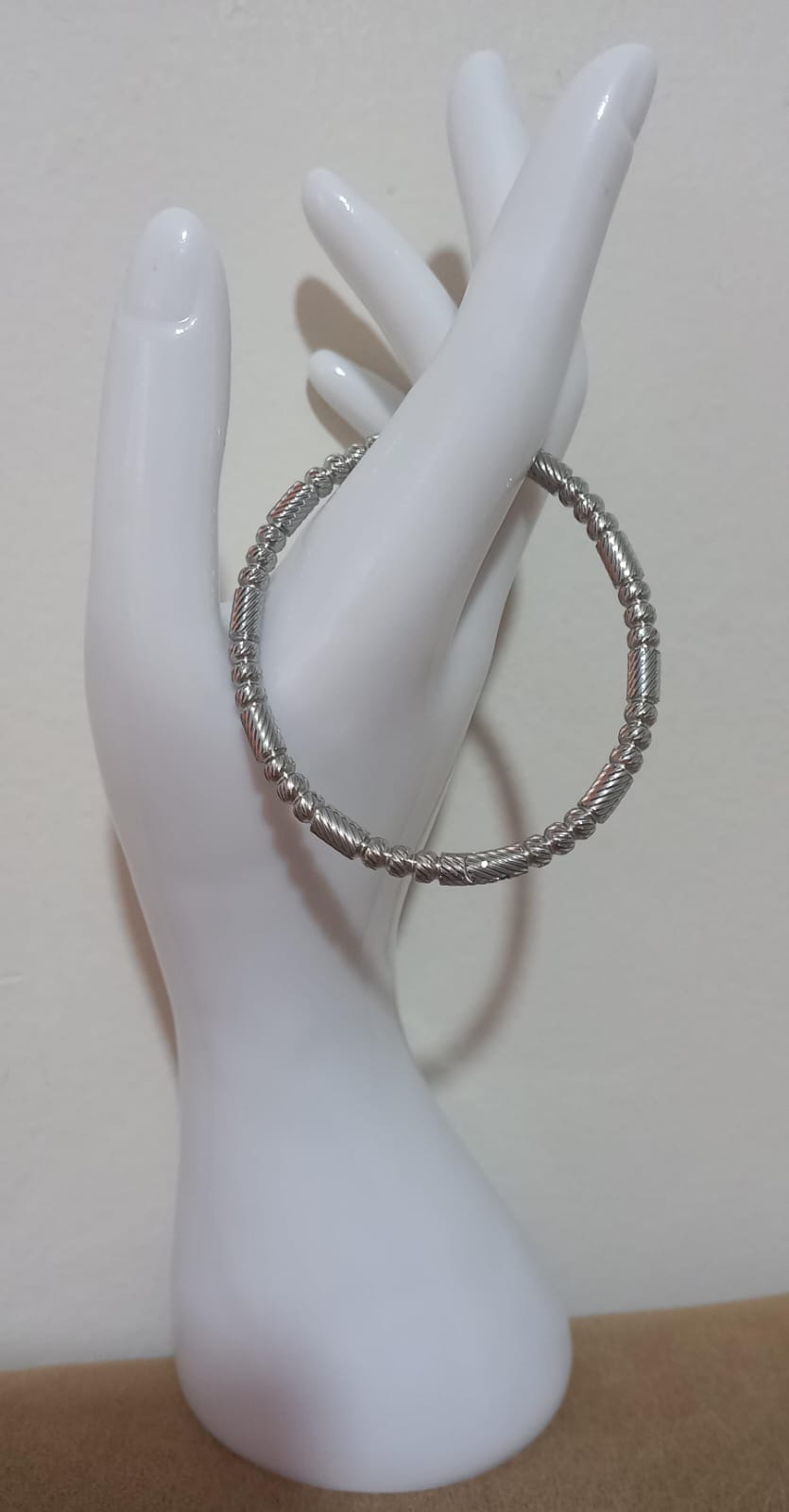 Brazalete Esferas Plateado