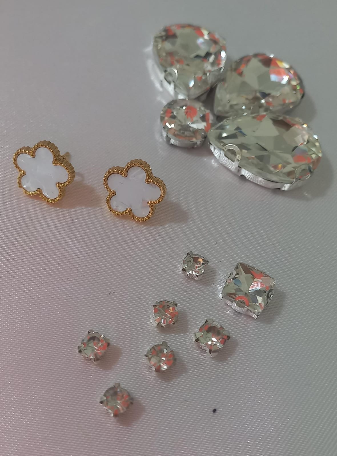 Aretes de Van Cleef Blanco