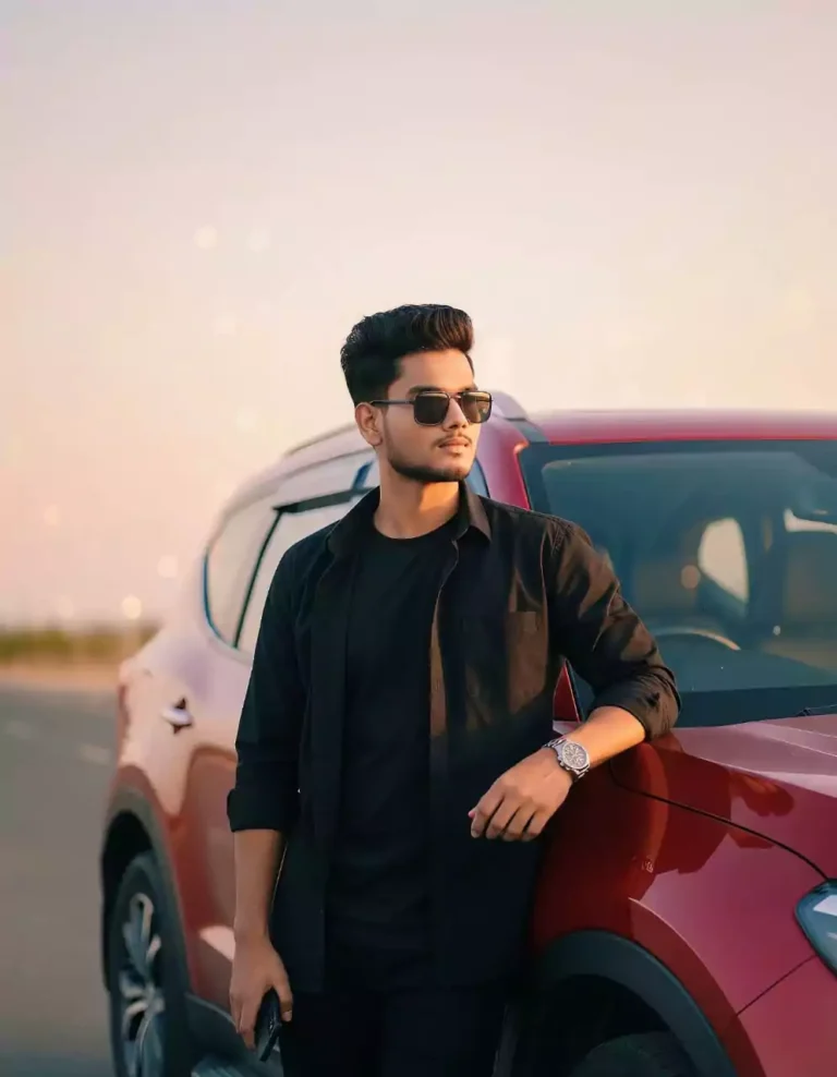 Red SUV Car