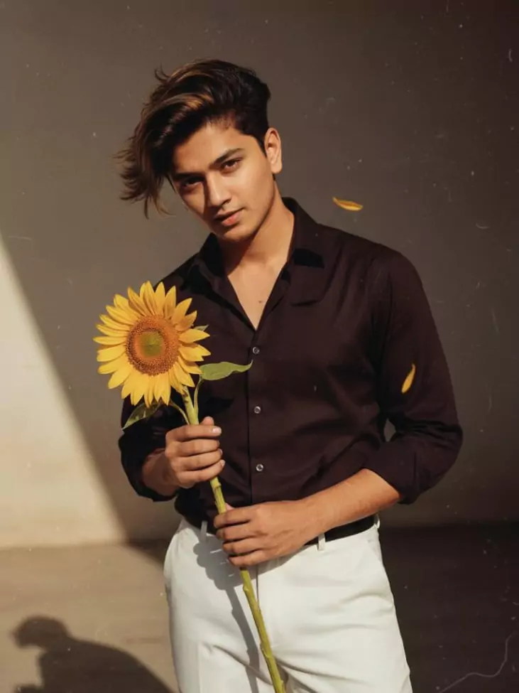 Fresh Sunflower Stem
