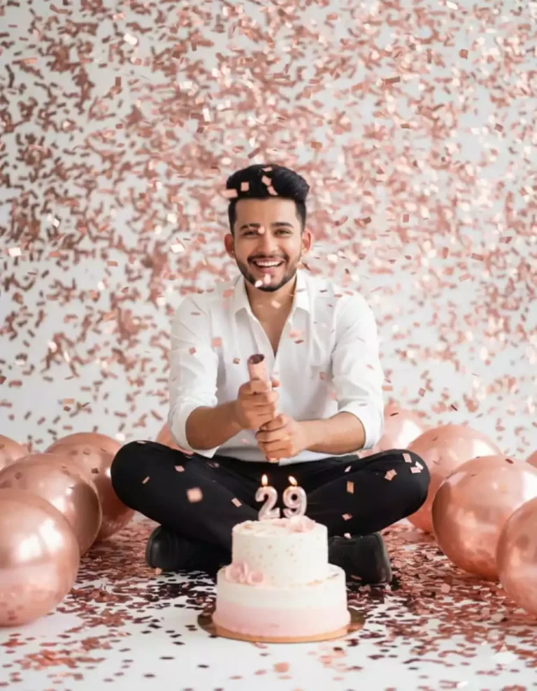 Pink Birthday Celebration Cake