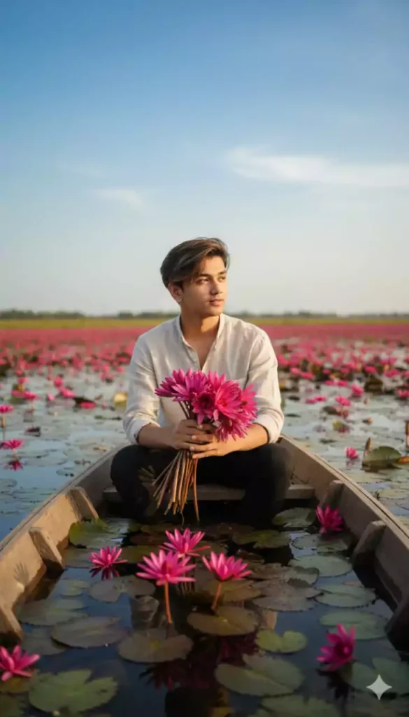 Fresh Pink Water Lilies