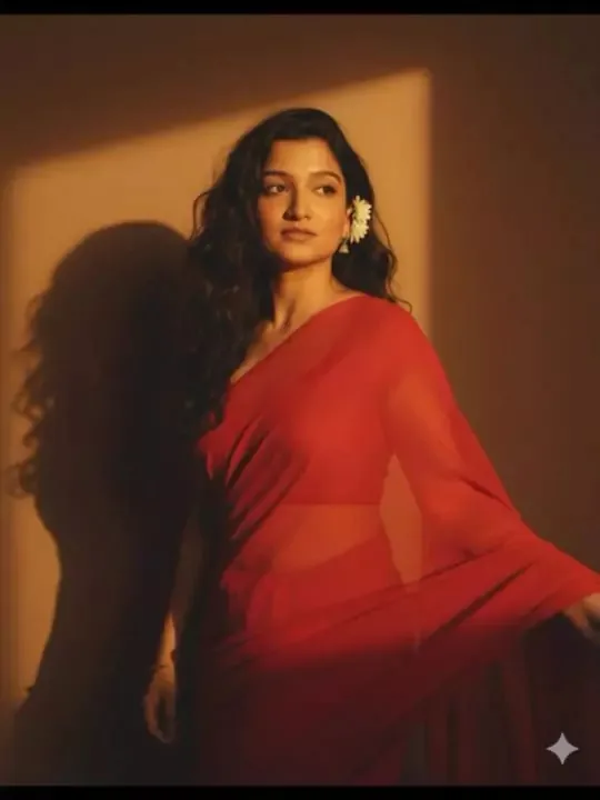 Elegant Red Saree
