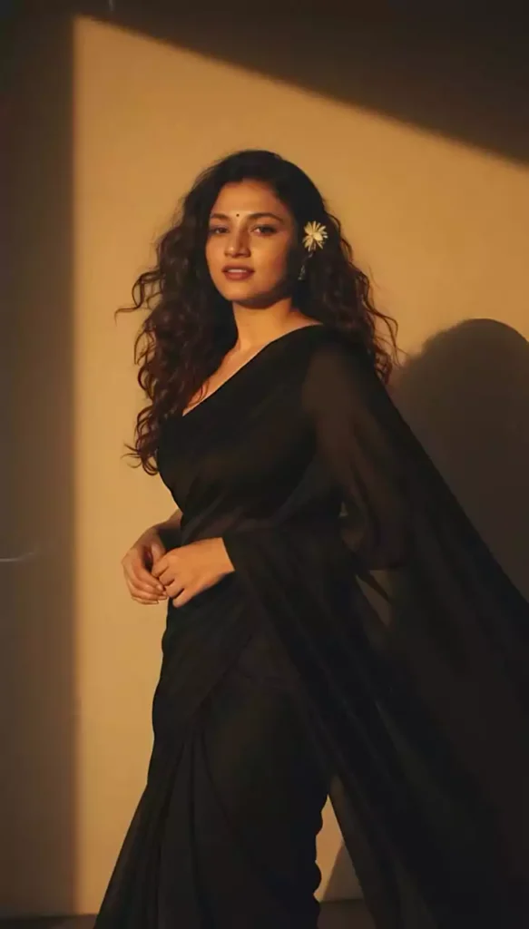 Elegant Black Saree