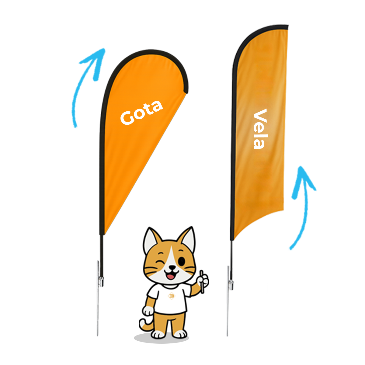 Bandera Publicitaria 3.4m