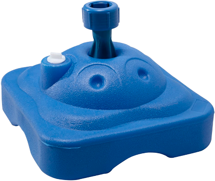 X Banner Base Agua Azul Doble Vista