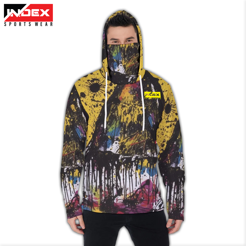 INDEX SPORTSWEAR Artistic Mask Hoodie