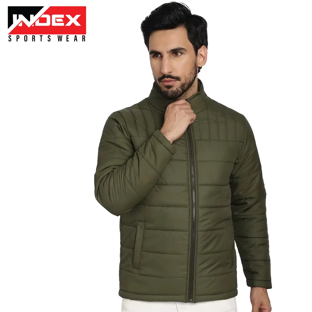 Men's Blue Puffer Jacket