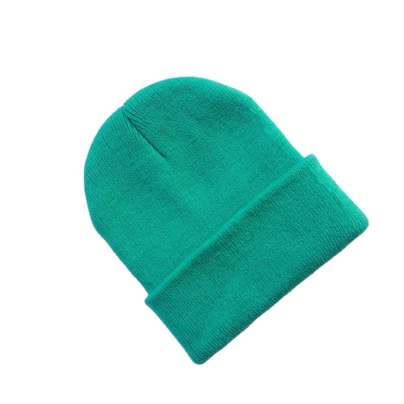 Green Knitted Beanie