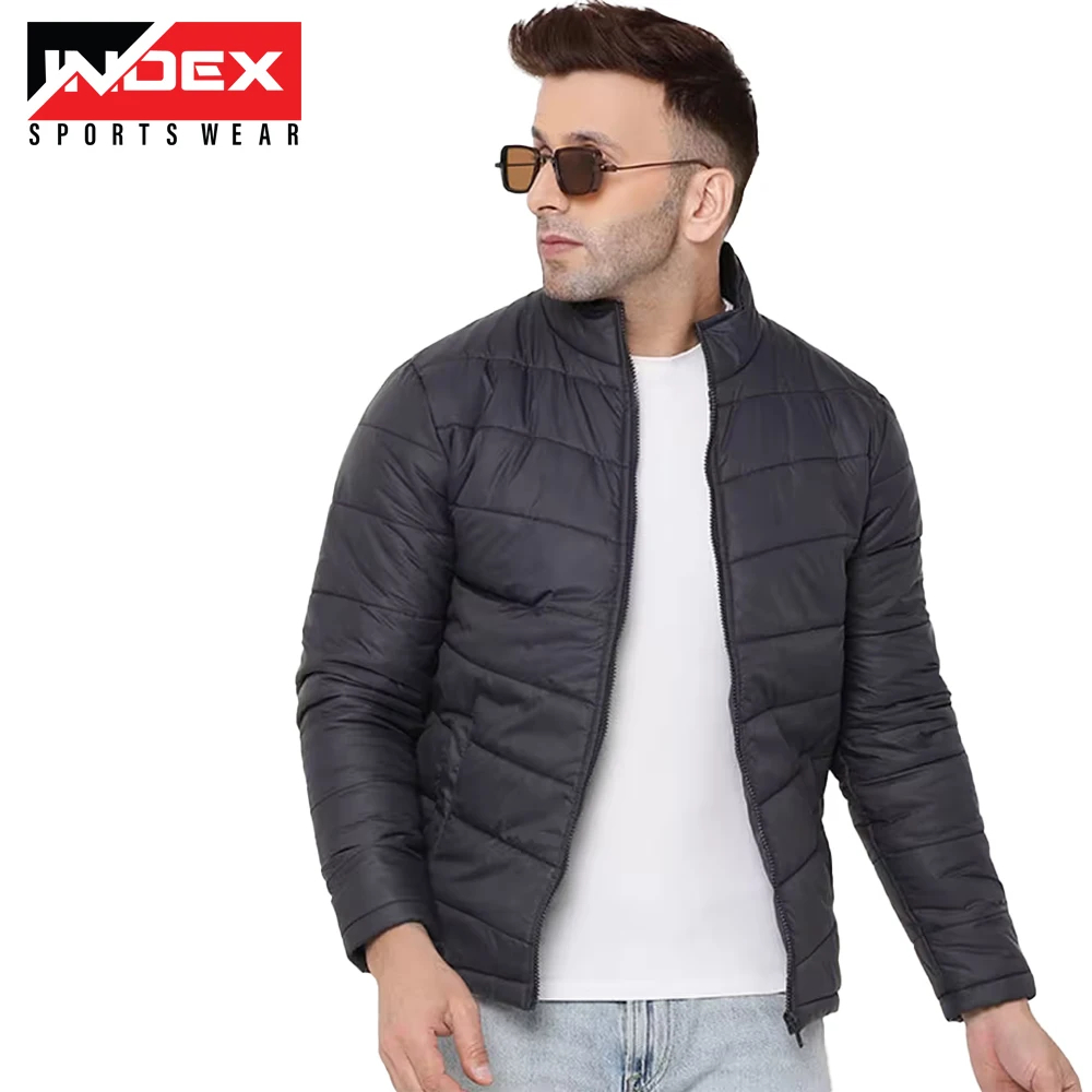 Men's Blue Puffer Jacket
