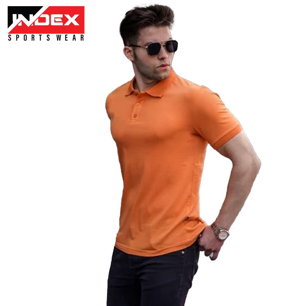 Men's Orange Polo T-Shirt