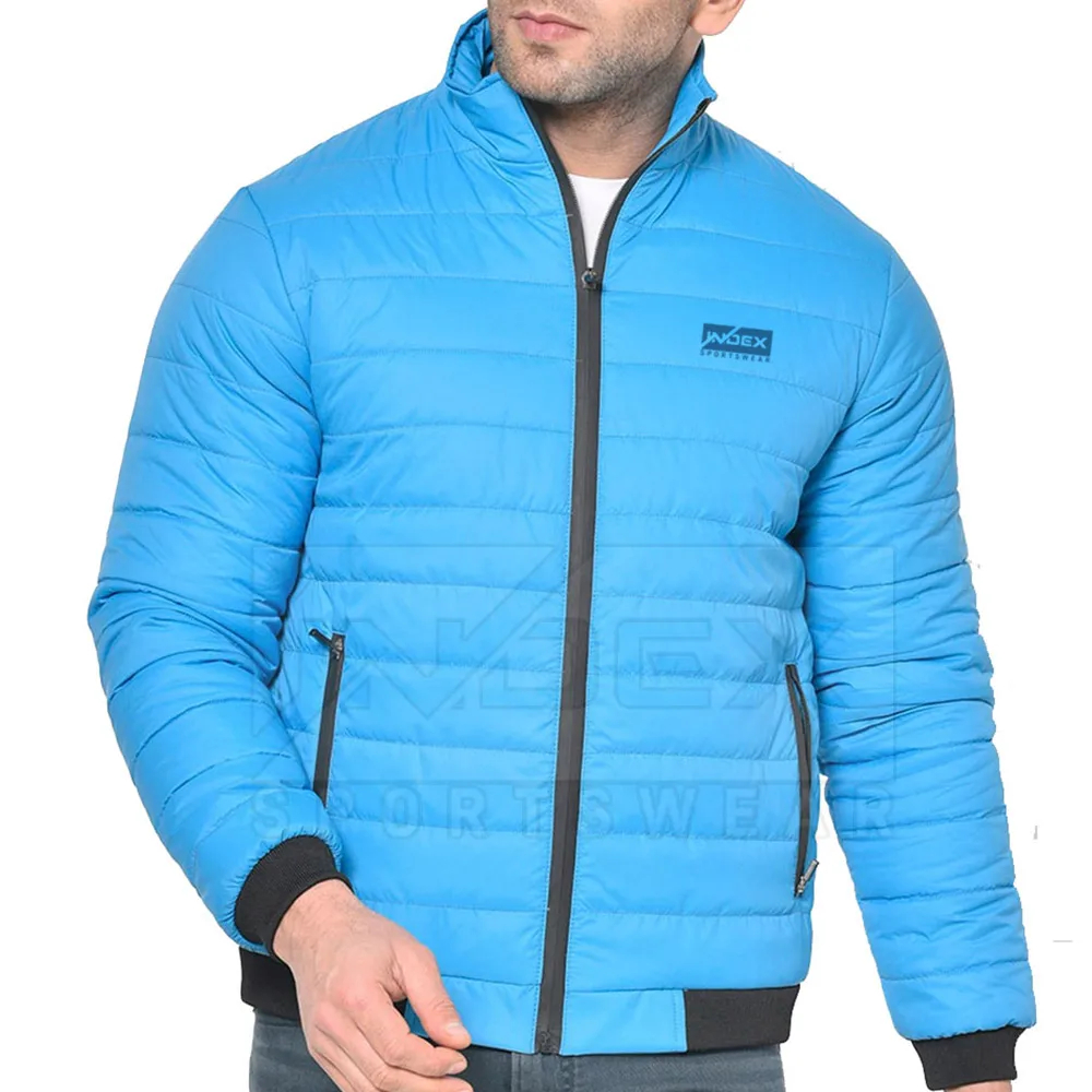 Men's Blue Puffer Jacket