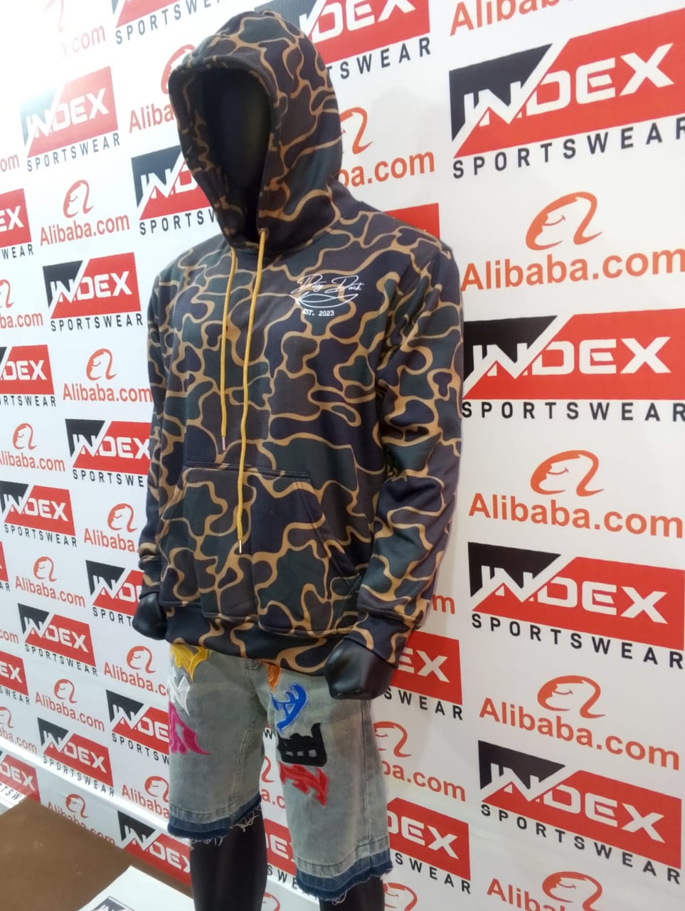 Camo Print Hoodie