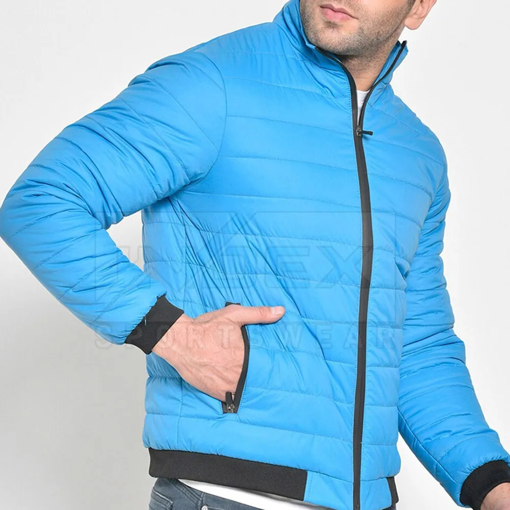 Men's Blue Puffer Jacket