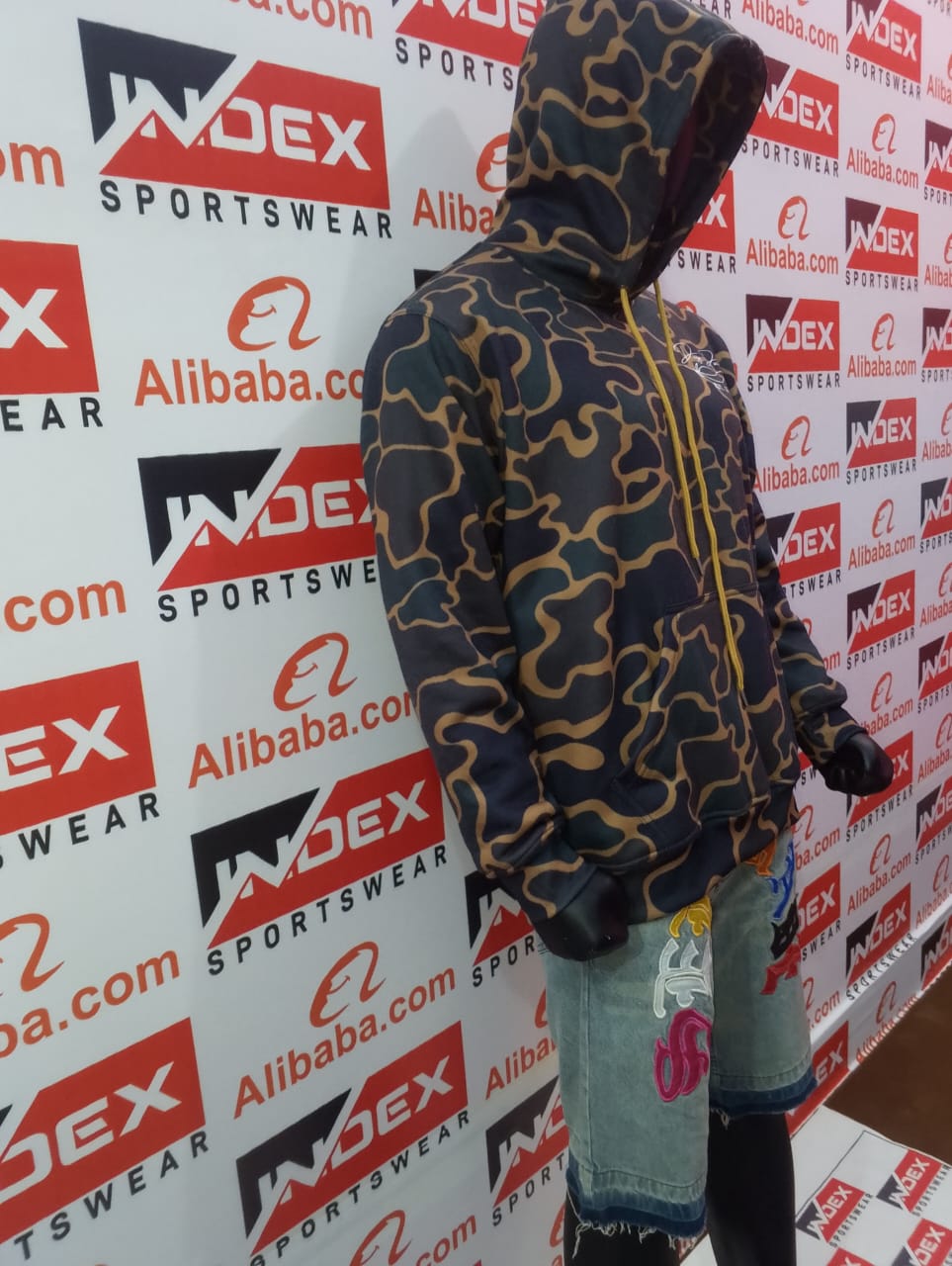 Camo Print Hoodie